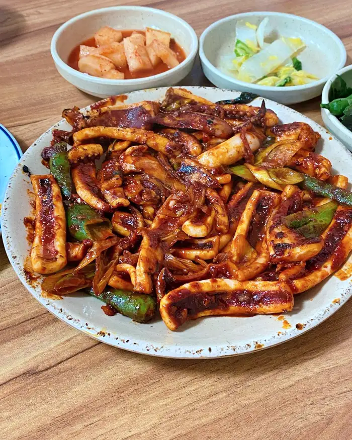 생방송 오늘저녁 경주 충효 노포 오징어 불고기 오불 오징어볶음 맛집