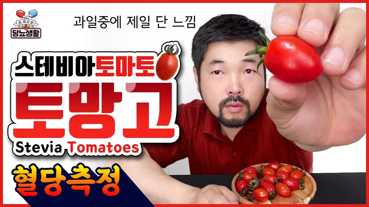 스테비아 방울토마토 칼로리 혈당 하루 섭취량_9