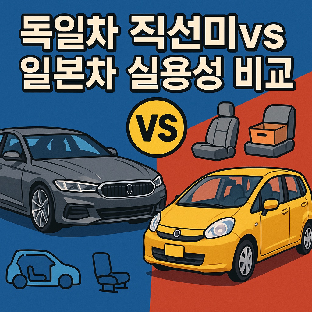 독일차 직선미vs일본차 실용성