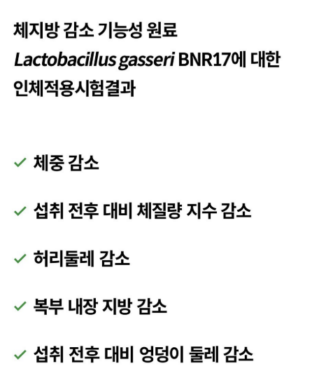 BNR17유산균 몸신의탄생 슬로우러닝다이어트 유산균다이어트 장건강 체중관리 4주다이어트 중년다이어트 건강정보