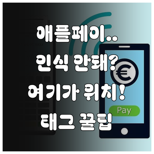 애플페이 단말기 인식 안될 때 위치와..