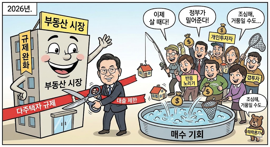 2026년 정부의 부동산시장 규제와 그것을 지켜보는 개인투자자들