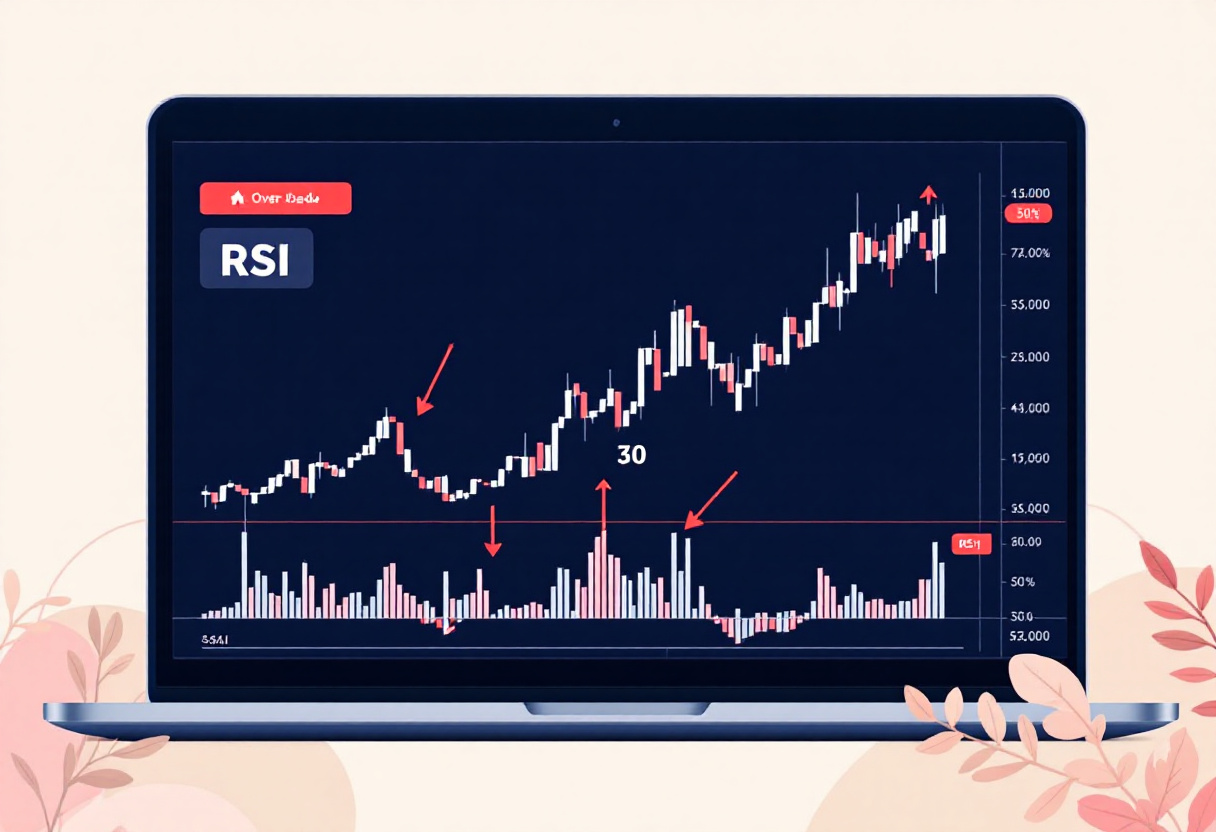 RSI 지표 차트
