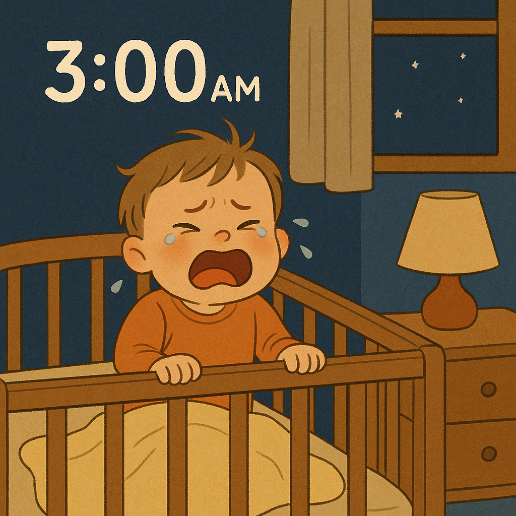 우리 아이 왜 꼭 같은 새벽 시간에 깨는 걸까요? 에 대한 이미지