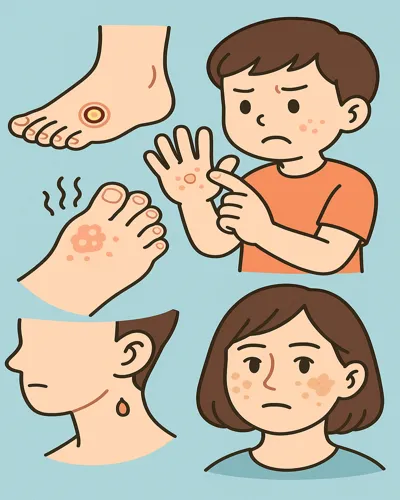 티눈·사마귀·무좀·쥐젖·기미 5대 피부질환25