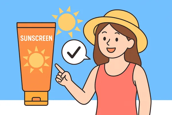 여름 선크림 추천 만화 이미지
