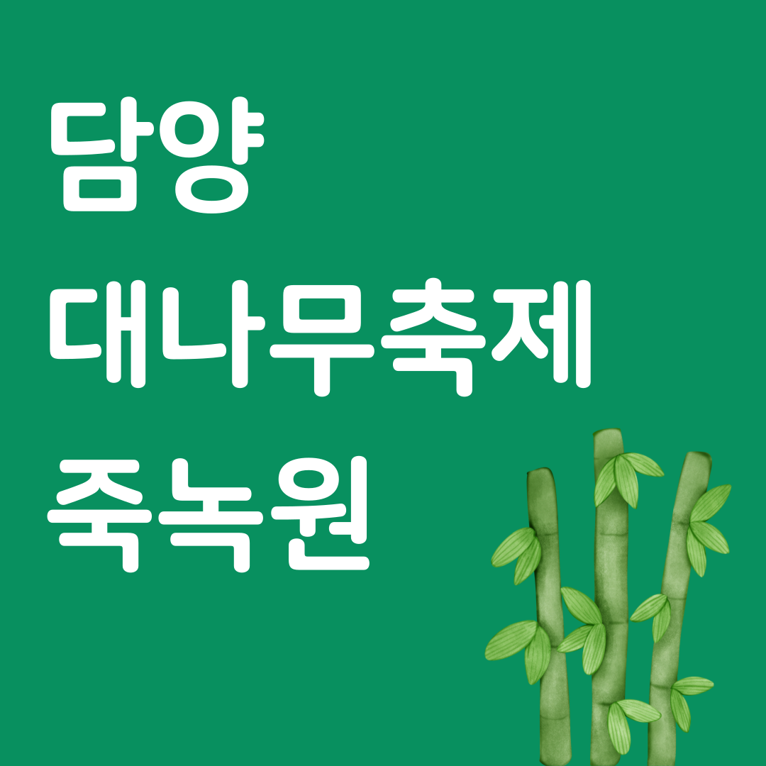 담양 대나무축제