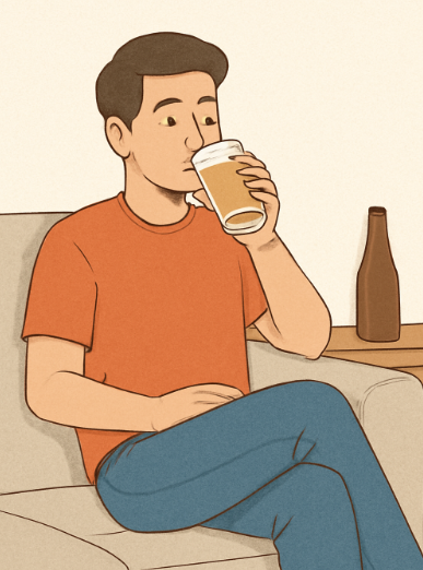 집에서 즐기는 맥주와 안주 조합