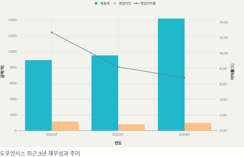 도우인시스-최근3년-재무