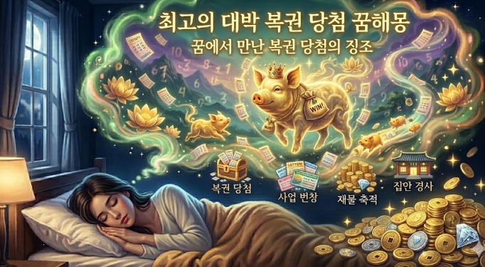 복권 당첨 꿈해몽 총정리, 복권 사는 꿈부터 번호 맞는 꿈까지