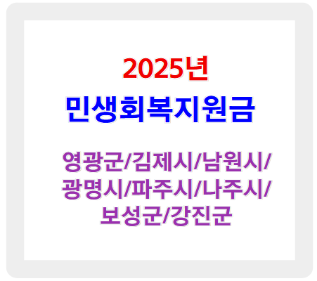 2025년 민생지원금, 지역별 금액부터 신청 방법까지 알아야 할 정보