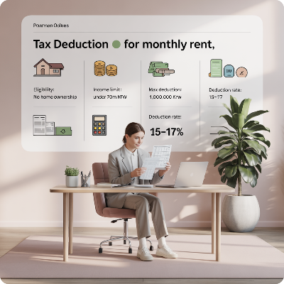 연말정산 월세공제 조건 이미지