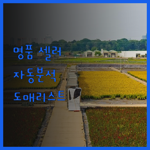 데이터 기반 명품 셀러 성공 파트너 