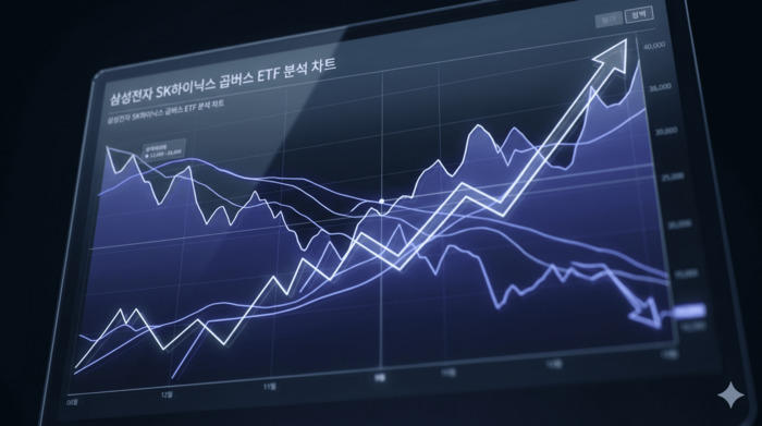 5월 27일 삼성전자 SK하이닉스 곱버스 ETF 분석 차트