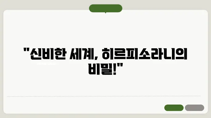 히르피소라니의 문화적 존재감