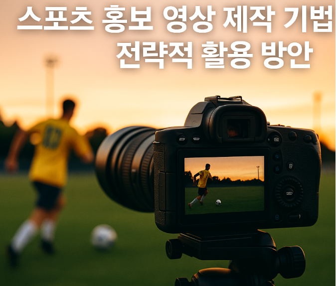 스포츠 홍보 영상 기법 관련 사진