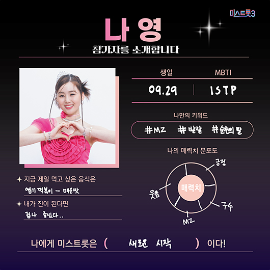 미스터트롯3 참가자 나영