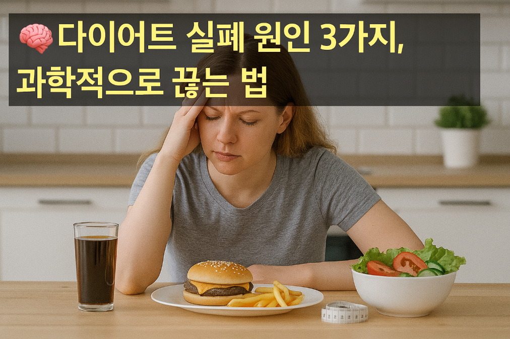 다이어트 실패 원인 3가지, 과학적으로 끊는 법