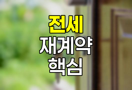 전세 재계약 핵심 포인트와 주의사항