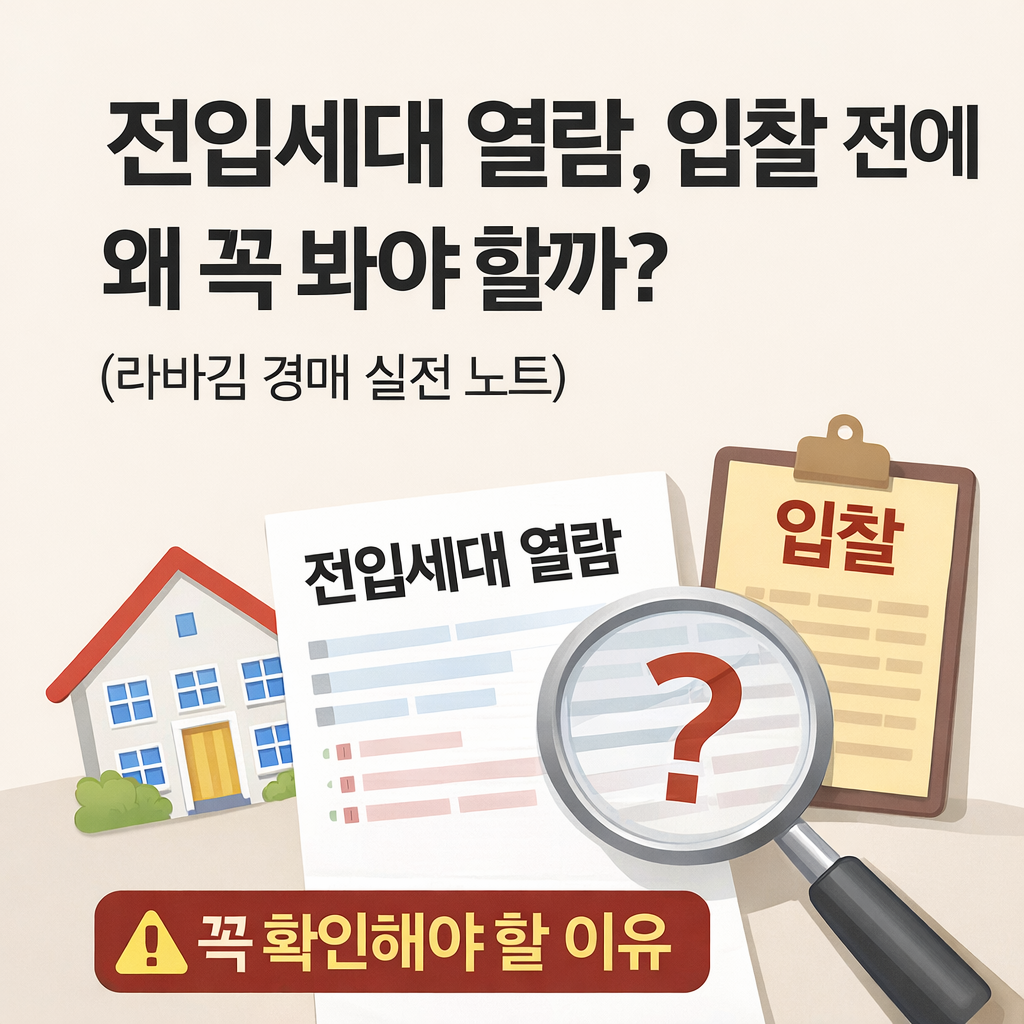 alt="전입세대 열람 입찰 전 확인 이유, 경매 필수 서류 체크 방법"