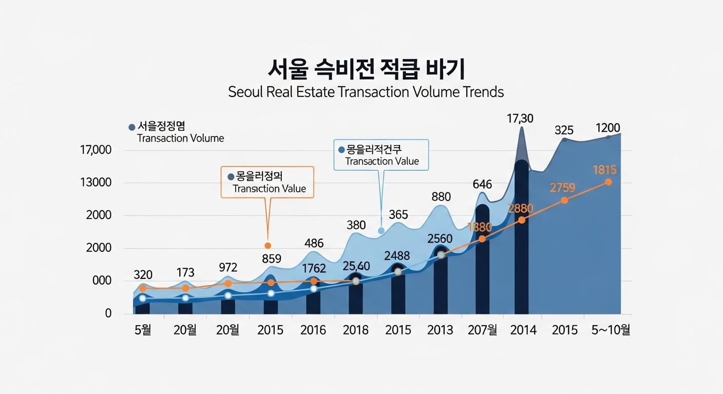 서울 부동산 매매 거래량