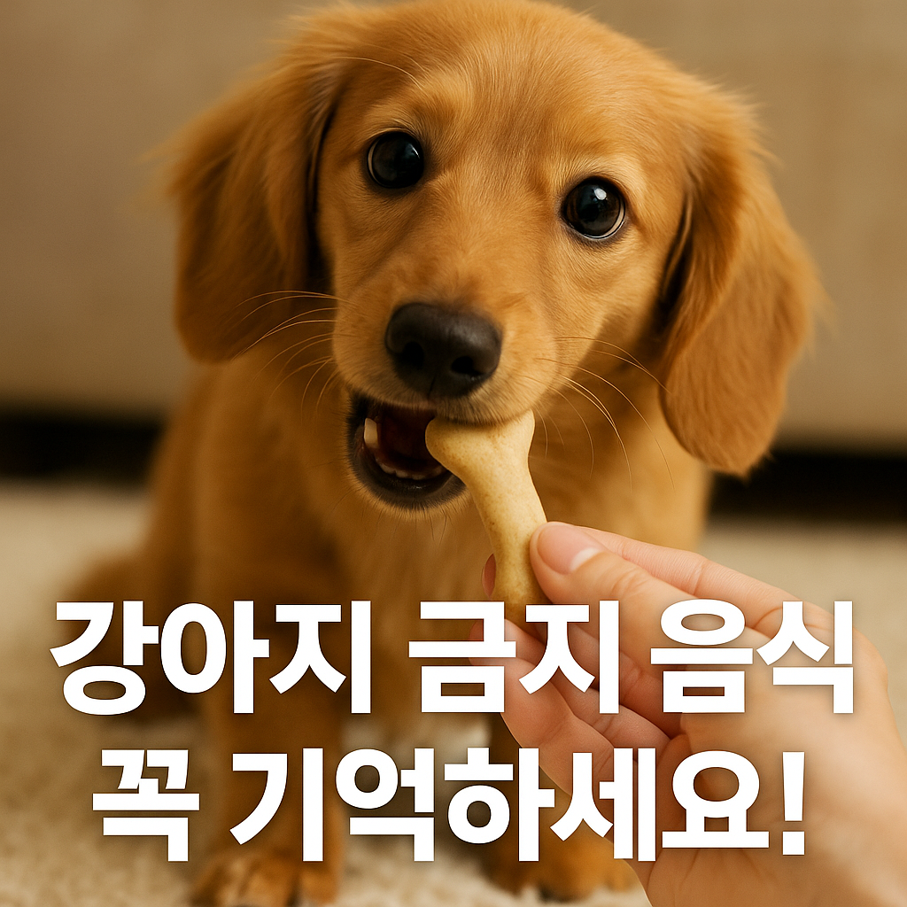 강아지가 먹으면 안 되는 음식 10가지