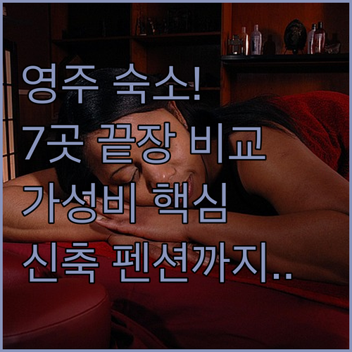 영주 여행 숙소 7곳 가격대별 완벽 ..
