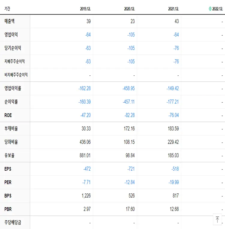 마이크로디지탈 재무제표
