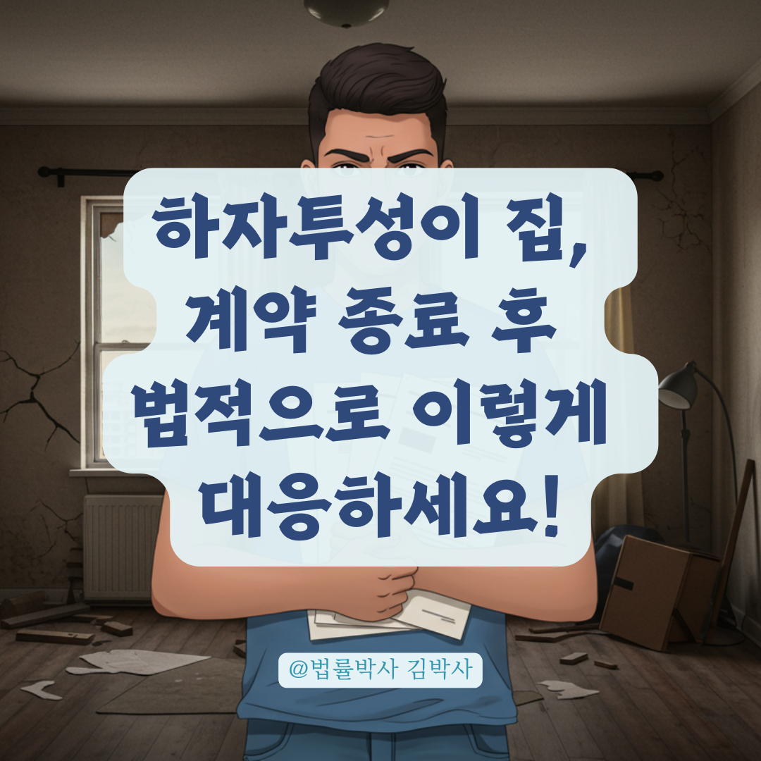 입주 전부터 하자투성이였던 집, 계약 종료 후 갑질 대응하는 법적 절차 정리.