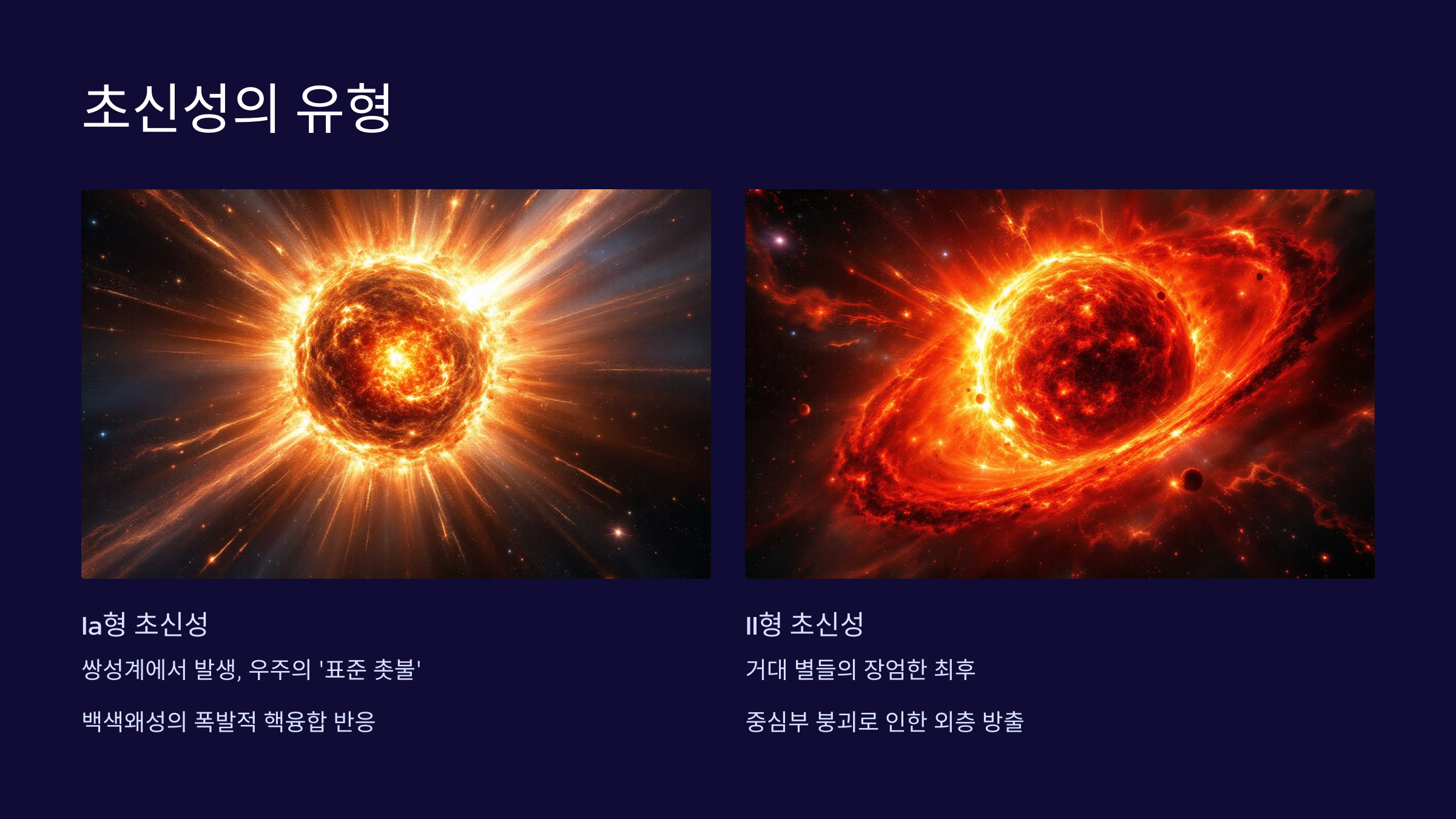 alt=초신성의 유형