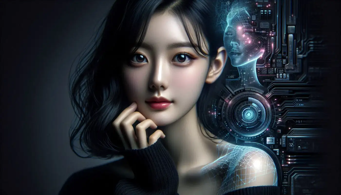 챗지피티-사이트-사용방법을-활용하는-여성의-모습