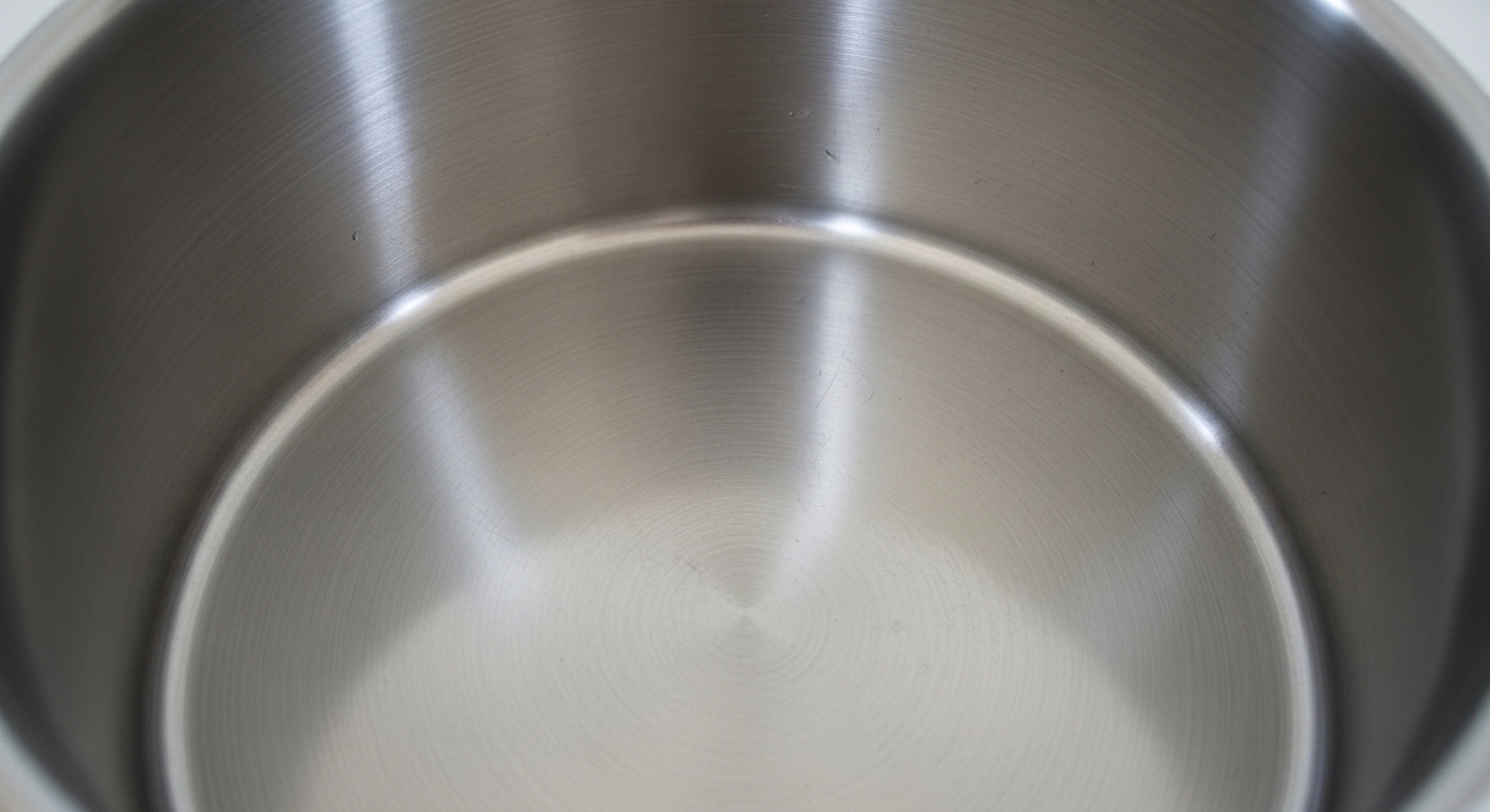 식초와 베이킹소다 화학반응으로 까맣게 탄 스테인리스 냄비 새것처럼 세척 완료