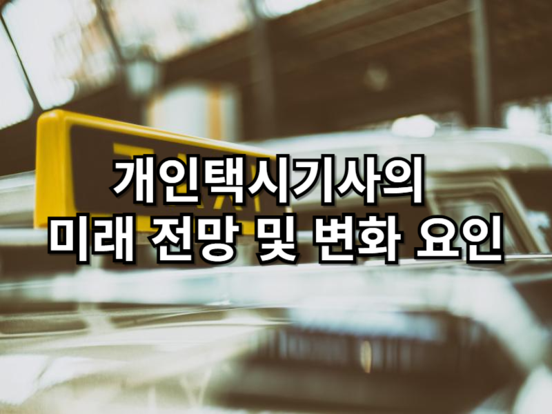 미래 전망 및 변화 요인