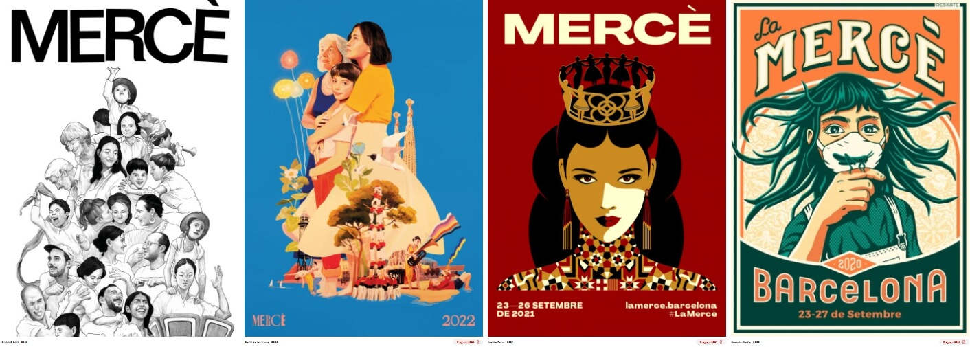 La Merce Posters From 2020 to 2023
