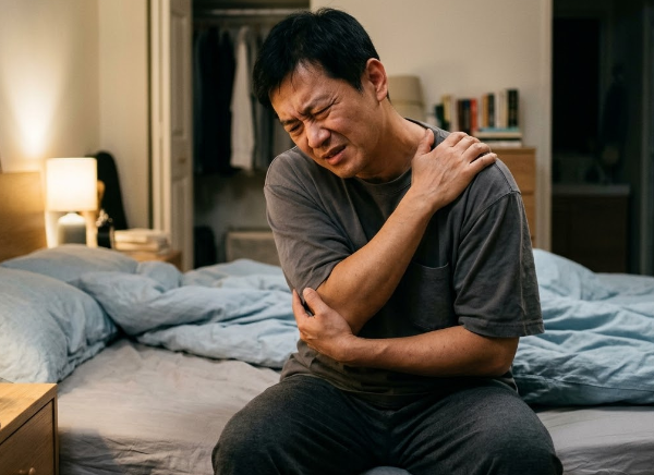 목과 어깨 긴장