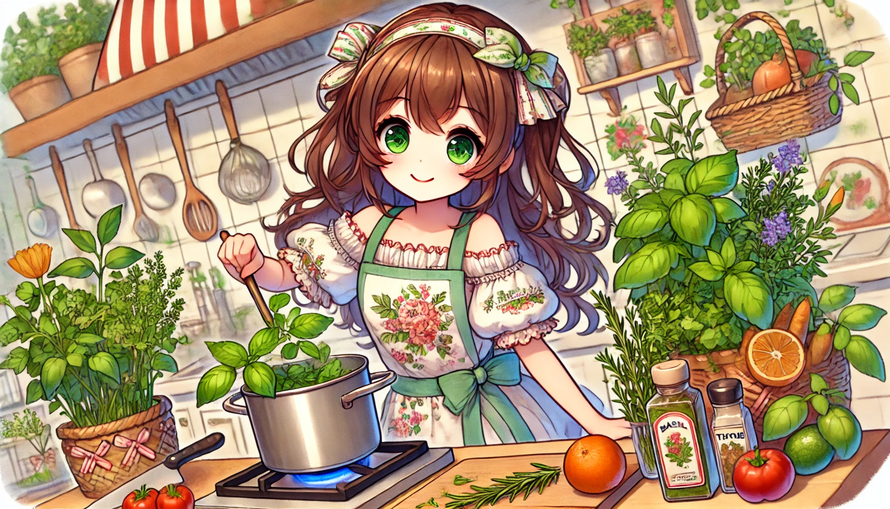 허브를 이용한 요리