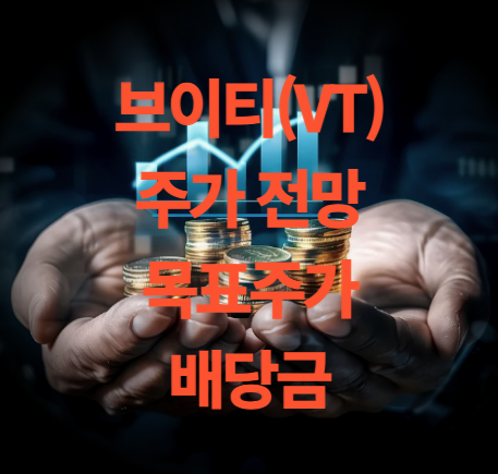 브이티 주가 실적발표 목표주가 전망 주총일