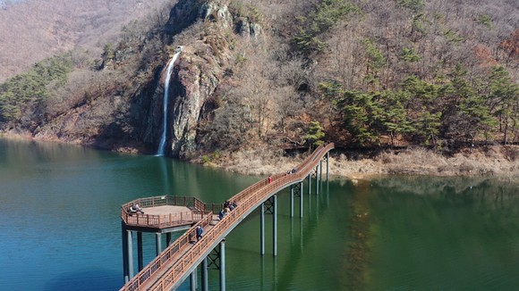 추월산 등산코스 지도