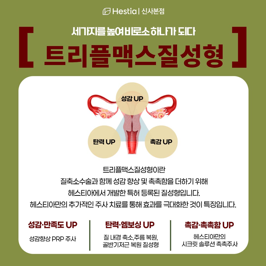 헤스티아 트리플맥스질성형과 그 특별함!