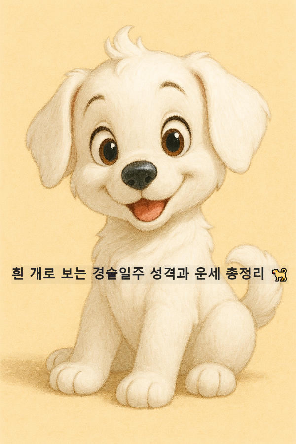 경술일주의 성격, 연애운, 대인관계, 성공운까지 총정리.