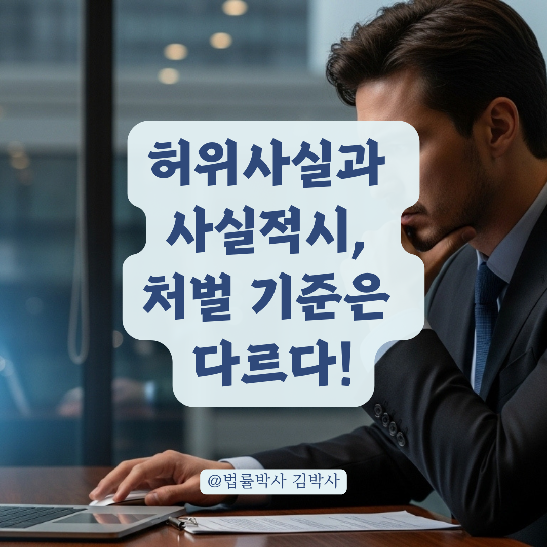 사실이어도 입증 못 하면 불리하다? 허위 vs 사실 적시 기준 알아보기.