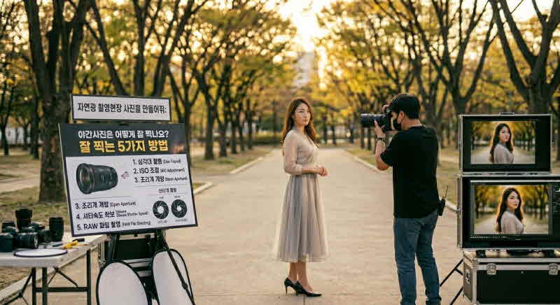 자연광 촬영
