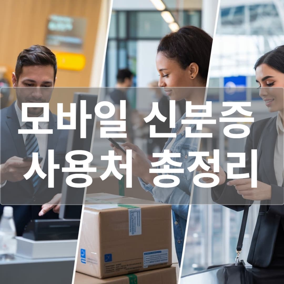 모바일 신분증 실생활 사용법