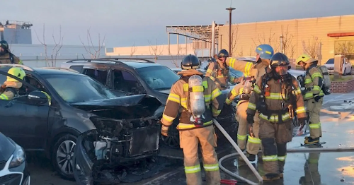인천 쿠팡 물류센터 7층 야외주차장에서 발생된 '쿠팡분신사고'
