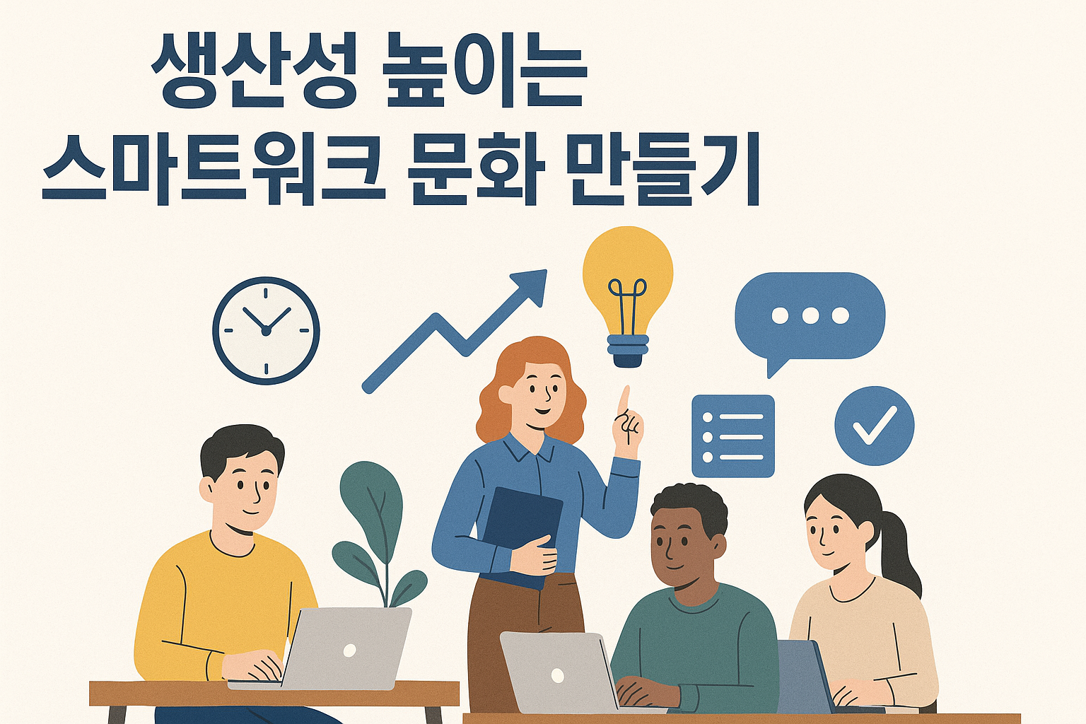 스마트워크 문화로 생산성 높이기