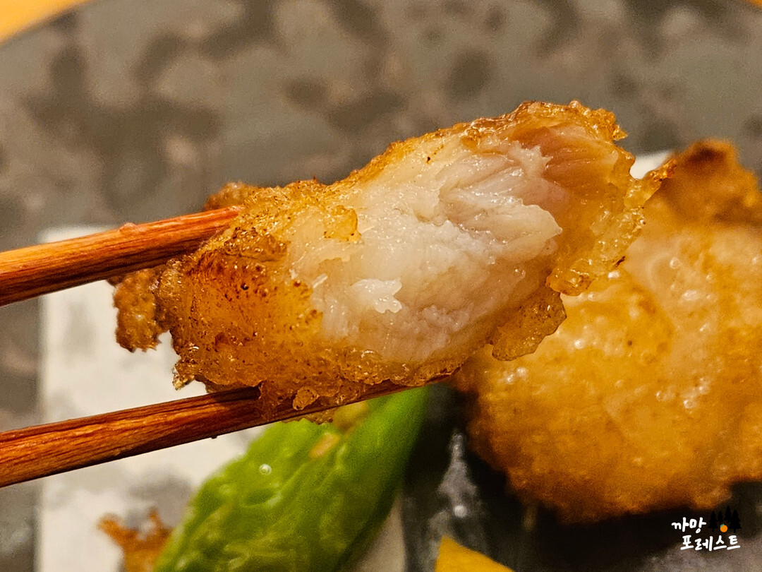 스시코우지 아구튀김