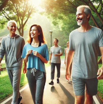 걷기 운동 이미지