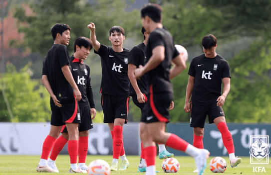 대한민국 축구 국가대표_훈련장모습