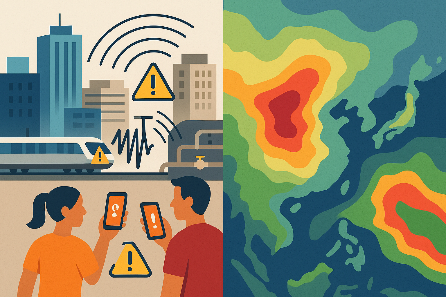 자연재해 예측 시스템: 지진 조기경보와 위험지도