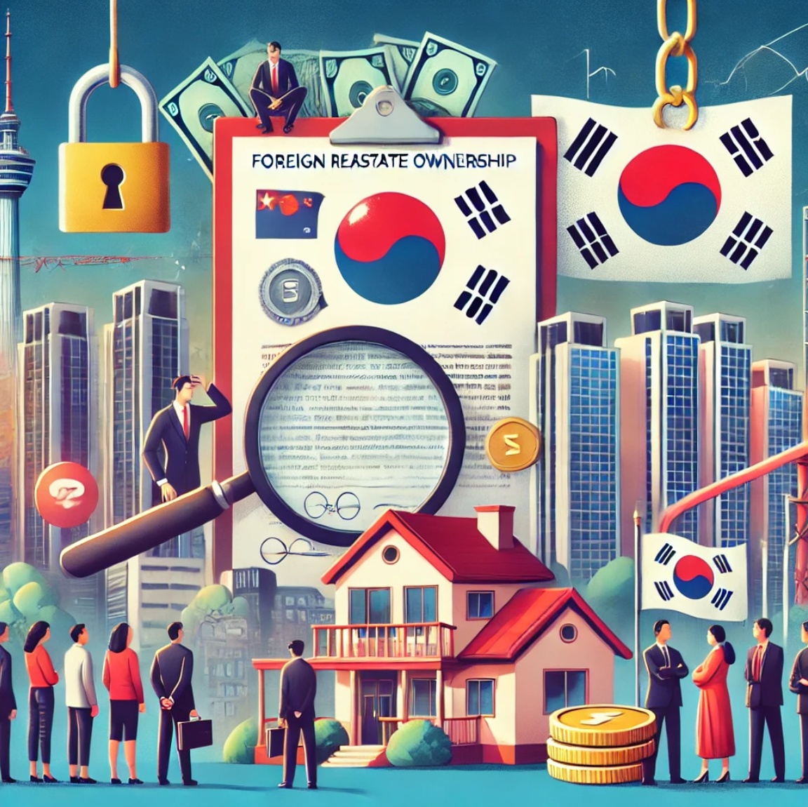 외국인, 한국 부동산 매입 문제